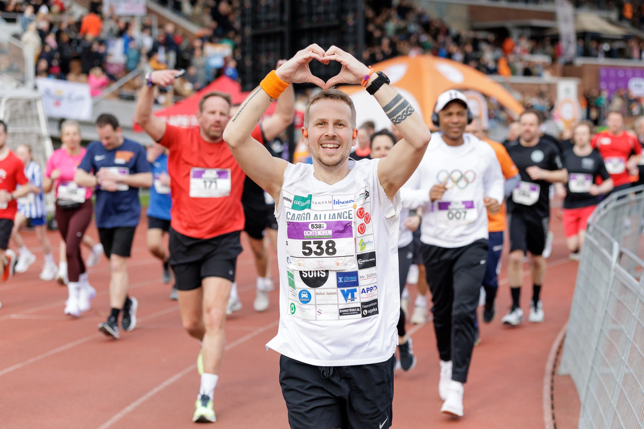 Ochtendrun Olympisch Stadion, 2026 — eventfotografie door Wouter Vellekoop
